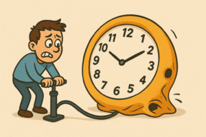 Čas není nafukovací